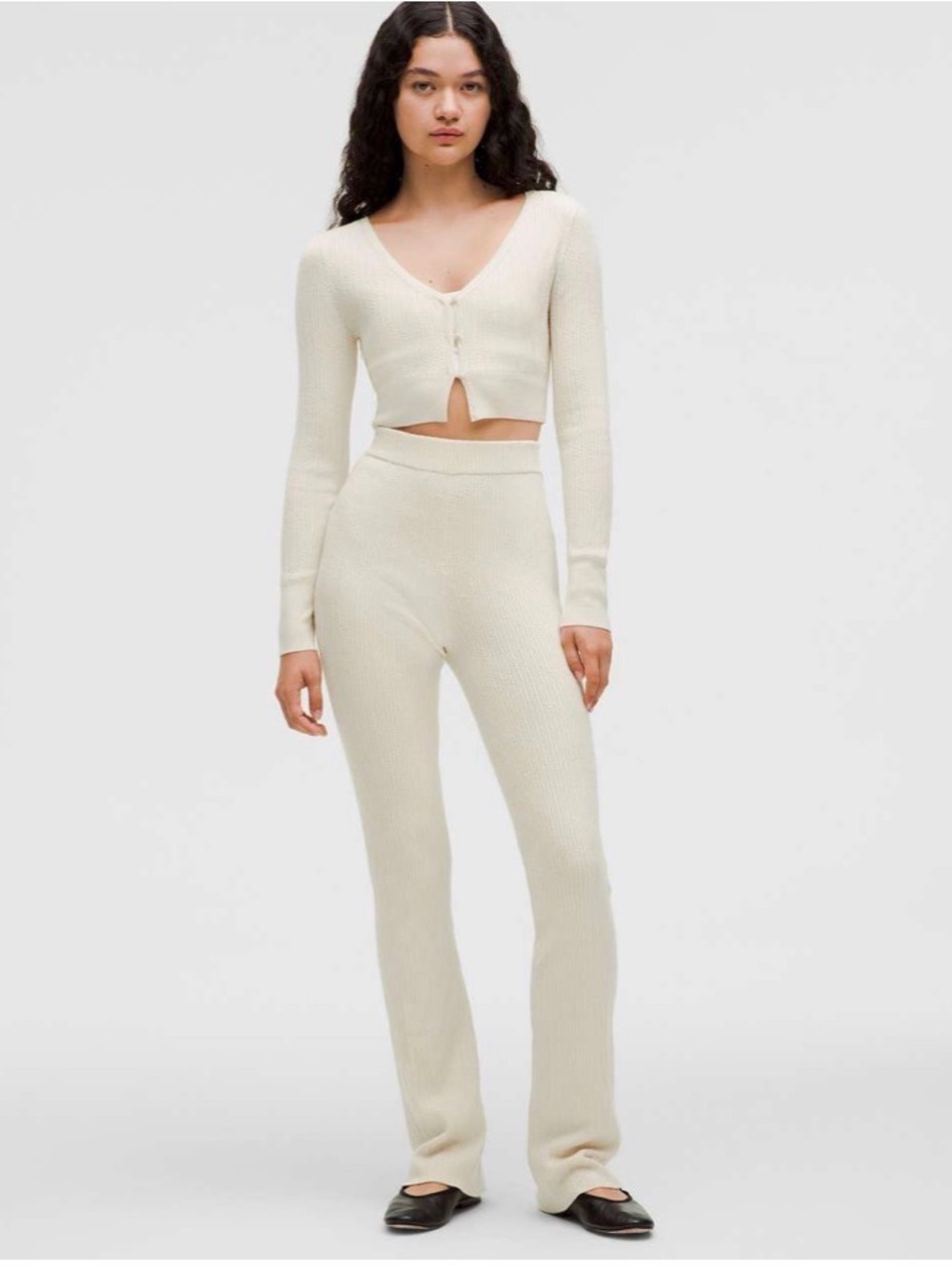Lululemon Ribbed Merino Wool-Blend Pant
Bone